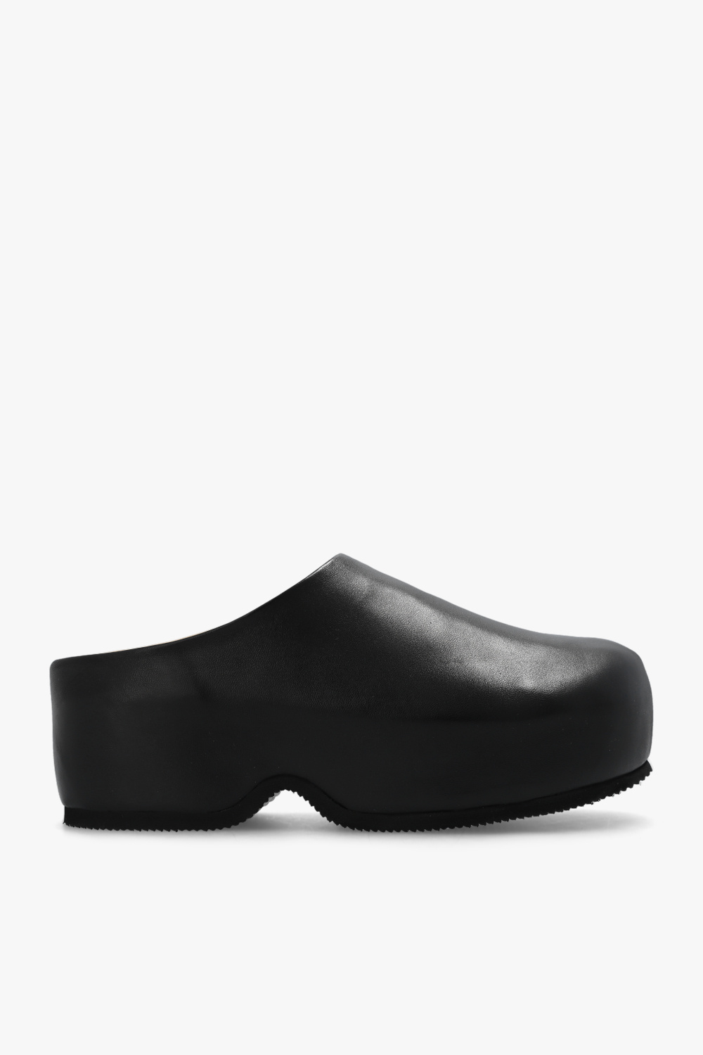 GenesinlifeShops Bhutan Black Leather clogs Proenza Schouler